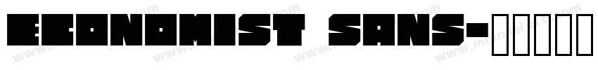 Economist Sans字体转换